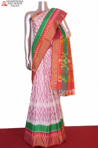 Exclusive Ikat Soft Silk Saree